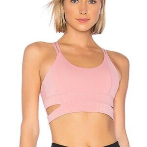 Lovewave Blush Pink Strappy Sports Bra